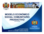 modelo económico social comunitario productivo