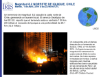 Magnitud 8.2 NORESTE DE IQUIQUE, CHILE