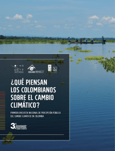 ¿qué piensan los colombianos sobre el cambio climático?