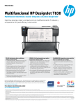 Impresora multifuncional HP Designjet T830