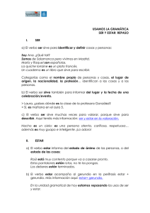 USAMOS LA GRAMÁTICA- Ser estar - El Blog para Aprender Español