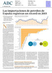 Las importaciones de petróleo de España registran un récord en 2015