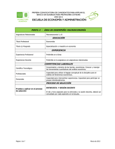 escuela de economía y administración