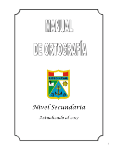 Manual de ortografía - Liceo Naval "Almirante Guise"