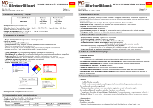 FICHA DE INFORMACIÓN DE SEGURIDAD 1. Identificación del