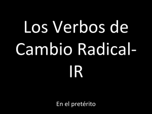 En el pretérito - Norwell Public Schools