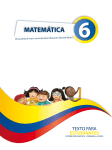 Matemática 6 . Ediciones SM - Instituto Superior de Formación