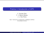 Práctica 1: Introducción a CLIPS - Dpto. Ciencias de la Computación