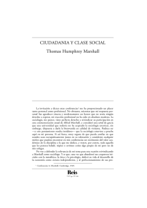 "Ciudadanía y clase social".