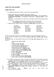 ADJECTIVES AND ADVERBS