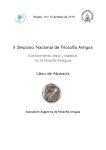 Libro de Abstracts - Asociación Argentina de Filosofía Antigua