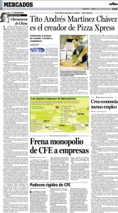 Frena monopolio de CFE a empresas