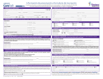 Información de prescripción y formulario de inscripción