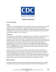 Tosferina (Pertussis) - Kane County Health Department