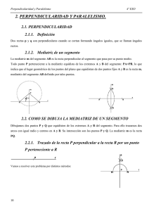 2.-Perpendicularidad y Paralelismo