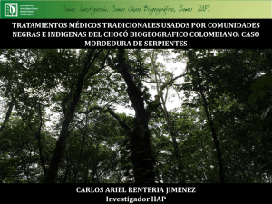 Diapositiva 1 - Segundo Congreso Nacional de Ciencias Ambientales