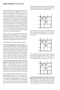 Cómo resolver | Sudoku Killer