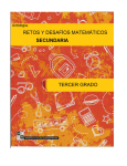 Antología: Retos y Desafíos Matemáticos, Secundaria 3er Grado.