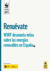 RENUÉVATE – WWF desmonta mitos sobre las energías