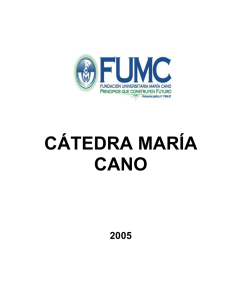 cátedra maría cano - Fundación Universitaria María Cano