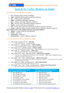 Gu&iacute;a de los Verbos Modales en Ingl&eacute;s