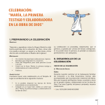 CELEbRACIÓN: "MARÍA, LA pRIMERA TESTIGO y