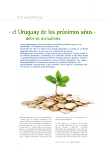 el Uruguay de los próximos años