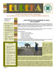 &iquest;POR QU&Eacute; SE ESTA ACABANDO EL AGUA EN EL MUNDO?