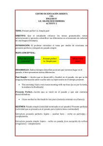 Present perfect vs. Simple past OBJETIVO