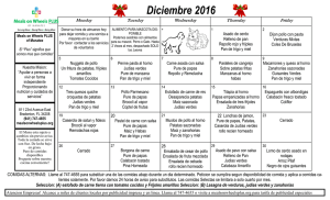 2016 December Meal Menu-SPANISH (Read-Only)