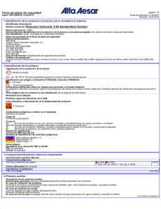 Ficha de datos de seguridad