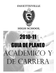 2010-11 guia de planeo - Fayetteville Public School