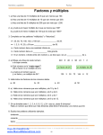 Factores y multiplos