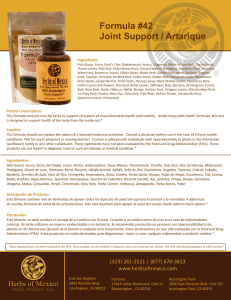 Formula #42 Joint Support / Artarique