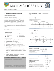 MATEMÁTICAS HOY