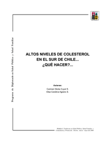 1 Altos Niveles de Colesterol en el Sur de Chile