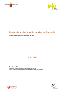 Breve nota sectorial - Distribución de vinos en Camerún