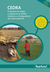 Evaluación de riesgos y adaptación al cambio climático y a la
