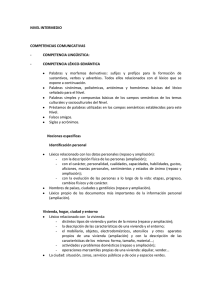 Contenidos Comunicativos de Nivel Intermedio