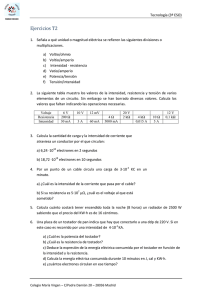 Ejercicios - Tecnología Colegio María Virgen
