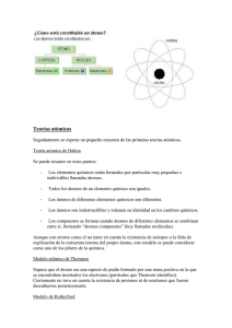 Teorías atómicas