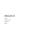 inglés ii - Universidad del Conde