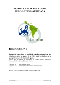 Desarollo sustenible y equilibrio medioambiental en las relaciones