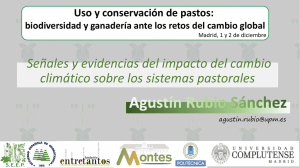 Señales y evidencias del impacto del cambio climático