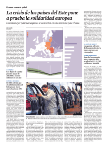 La crisis de los países del Este pone a prueba la solidaridad