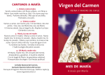 mes de maria.indd - Virgen del Carmen