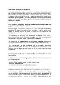 Ejercicios de Sintaxis