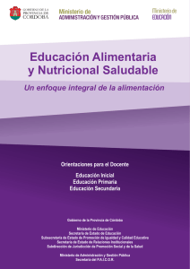 Educación Alimentaria y Nutricional Saludable