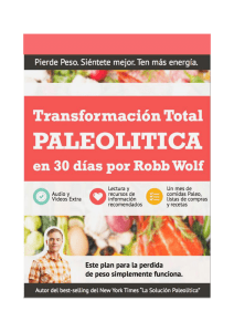 Transformación Total Paleolítica en 30 Días™ PDF, Libro