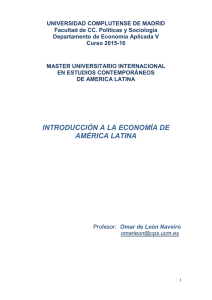 604168 Introduccion a la economía de América Latina
